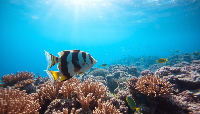 Diving with Triggerfish