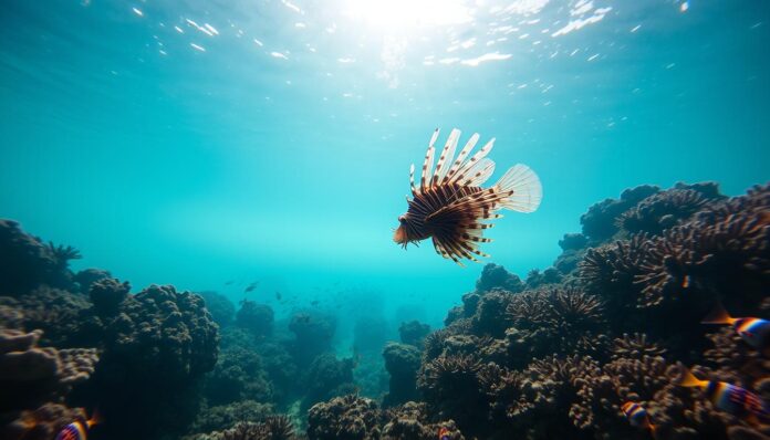 Diving with Lionfish