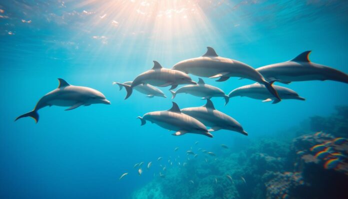 Diving with Dolphins​