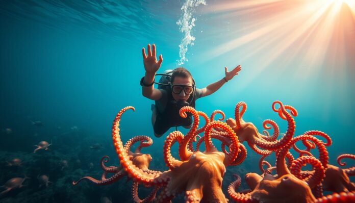 Diving with Octopuses