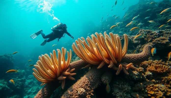 Diving with Sea Cucumbers