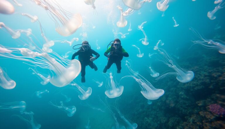 Diving with Jellyfish