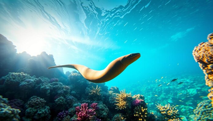 Diving with Moray Eels