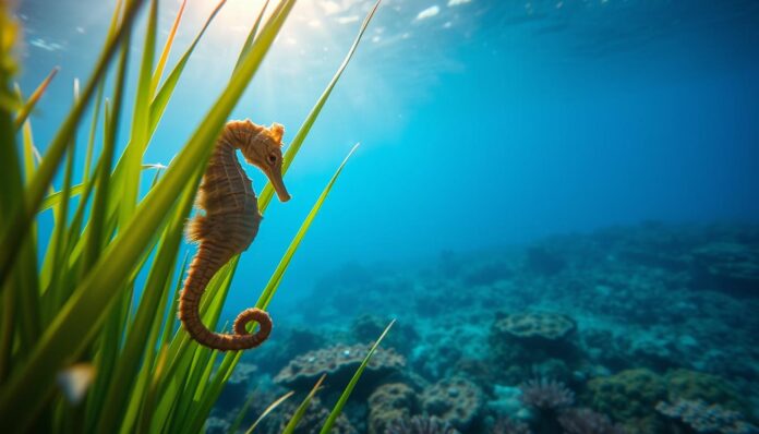 Diving with Seahorses