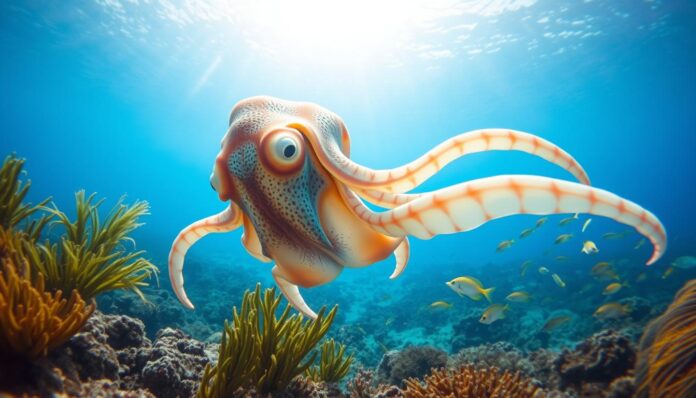 diving with Cuttlefish