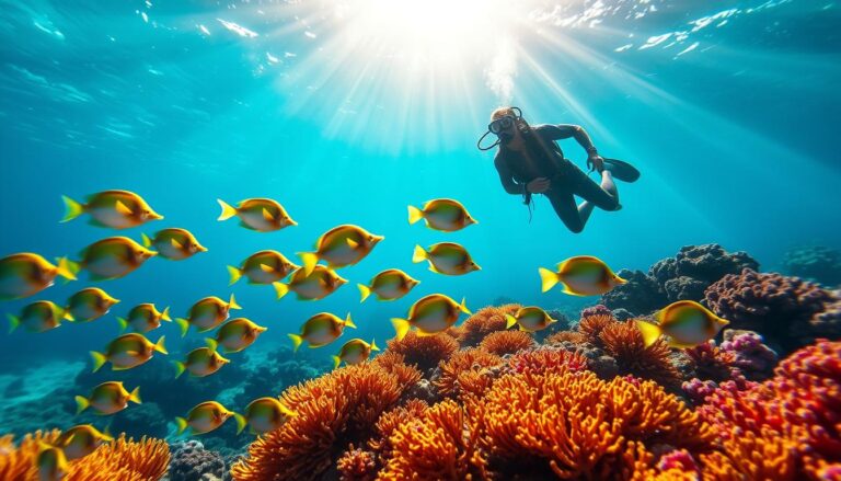 Diving with Angelfish