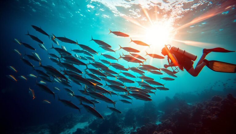 Diving with Barracuda