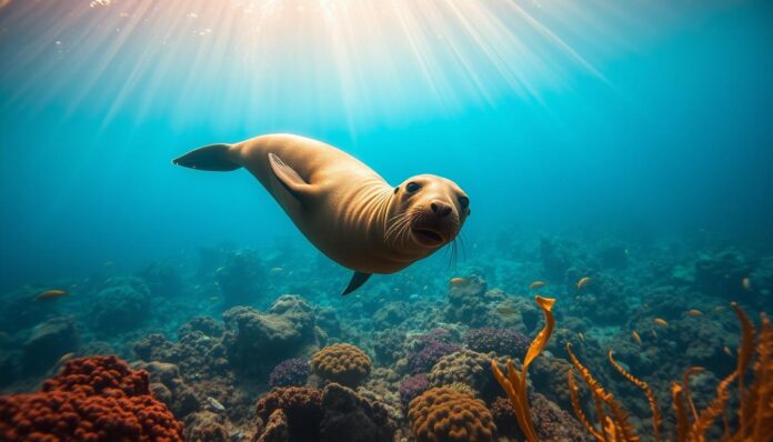 Diving with Sea Lions