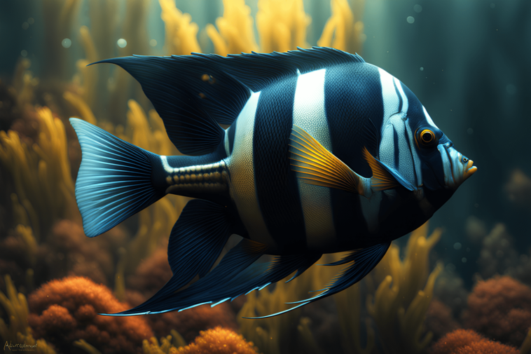 Diving with Angelfish