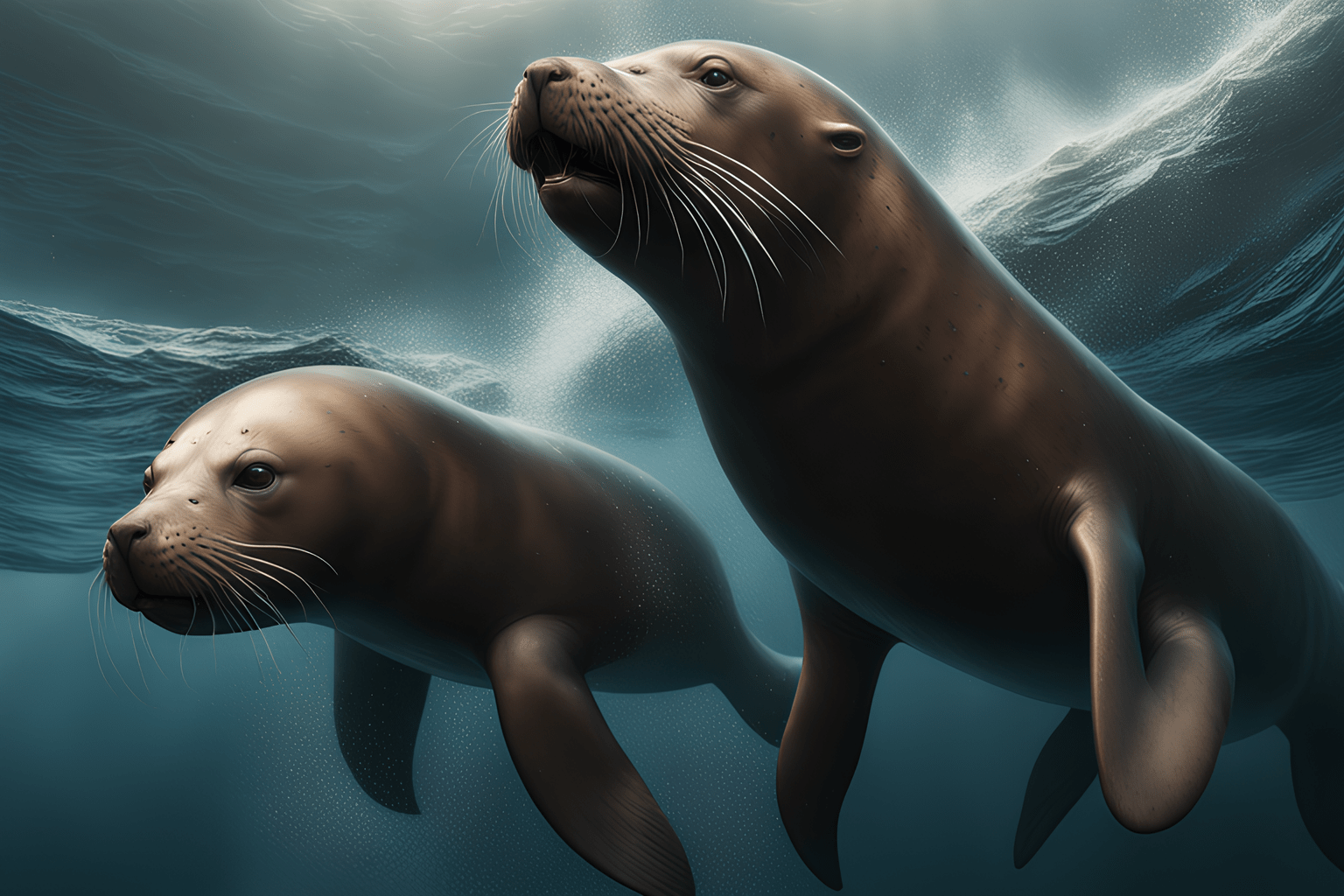 Diving with Sea Lions