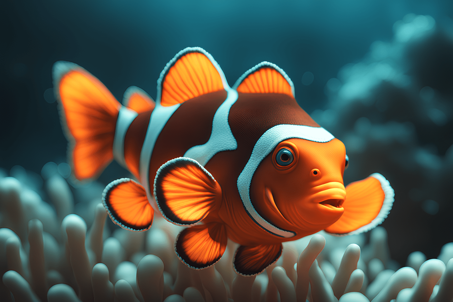 Diving with Clownfish