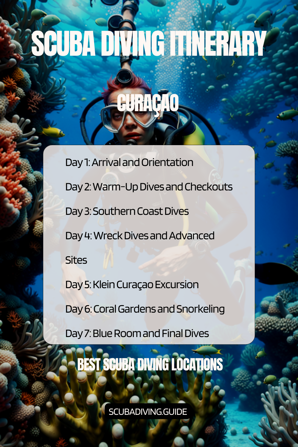 Curaçao Recommended Diving Itinerary