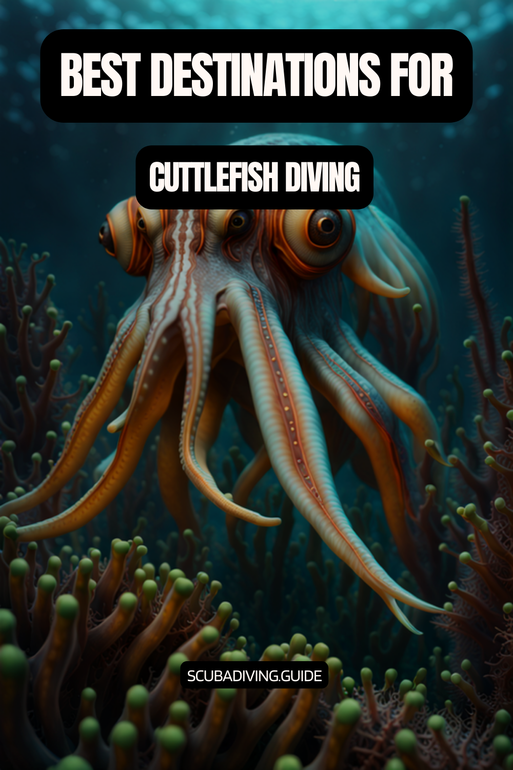 Best Destinations for Diving with Cuttlefish
