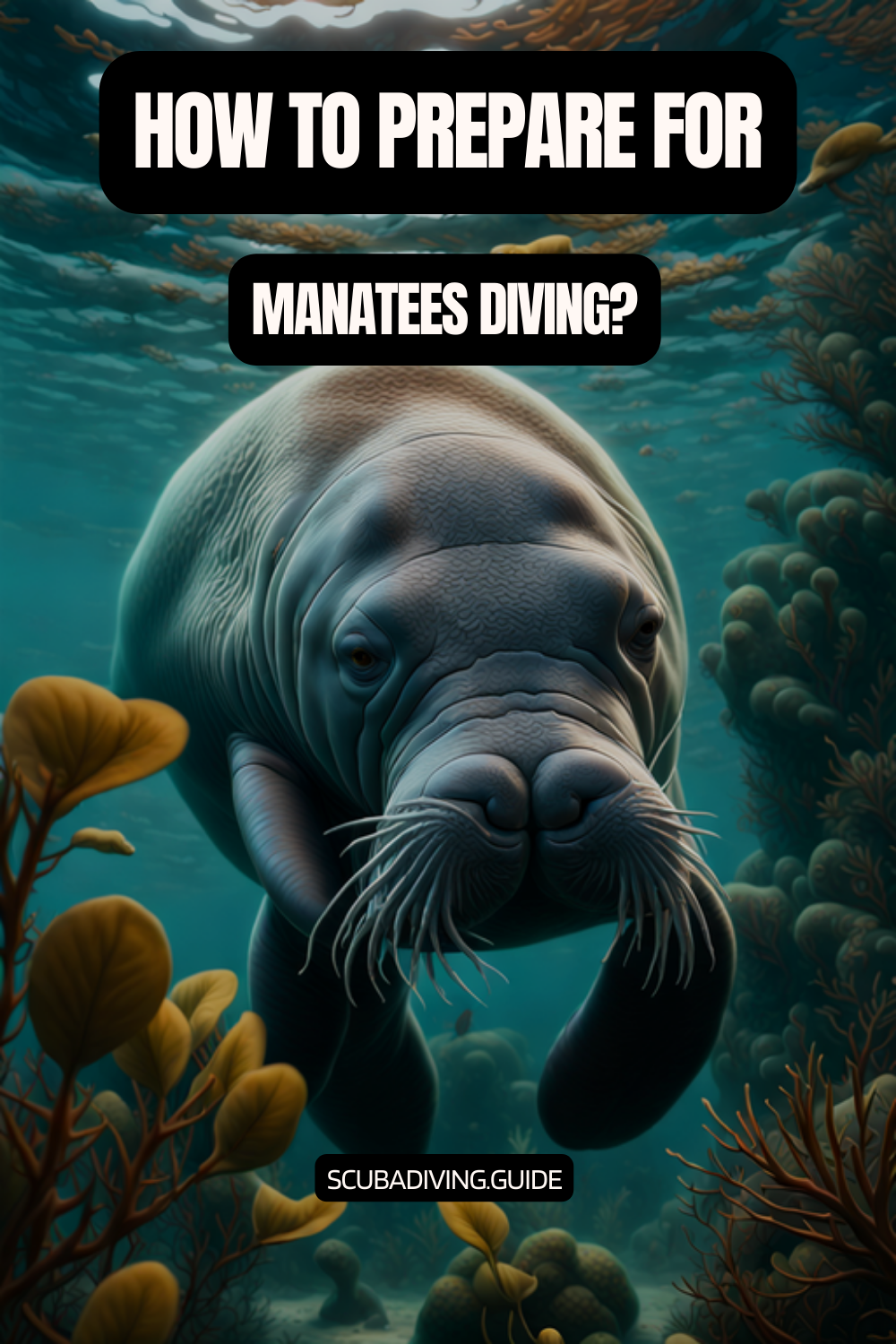 Preparing for a Manatees Dive