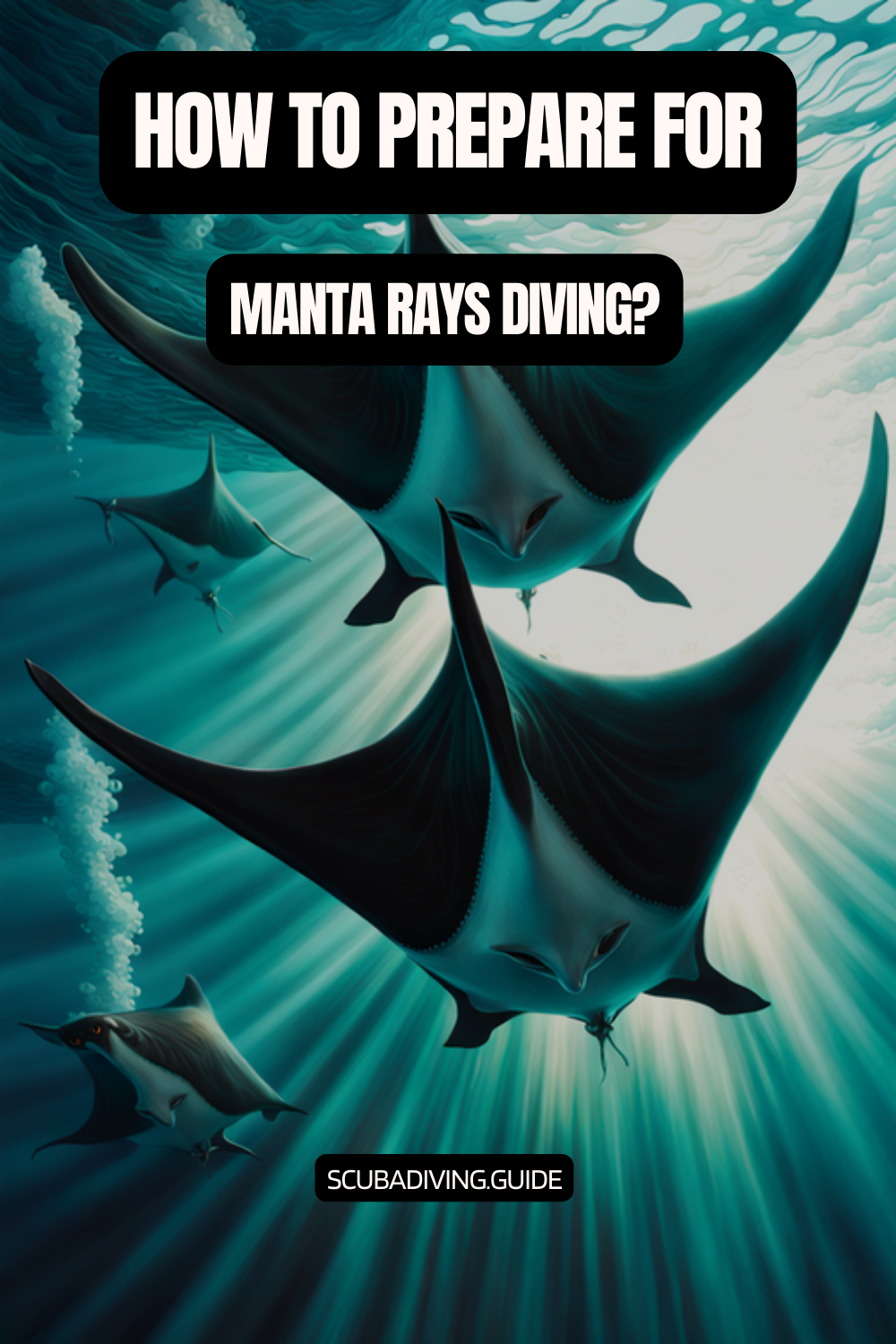 Preparing for a Manta Rays Dive