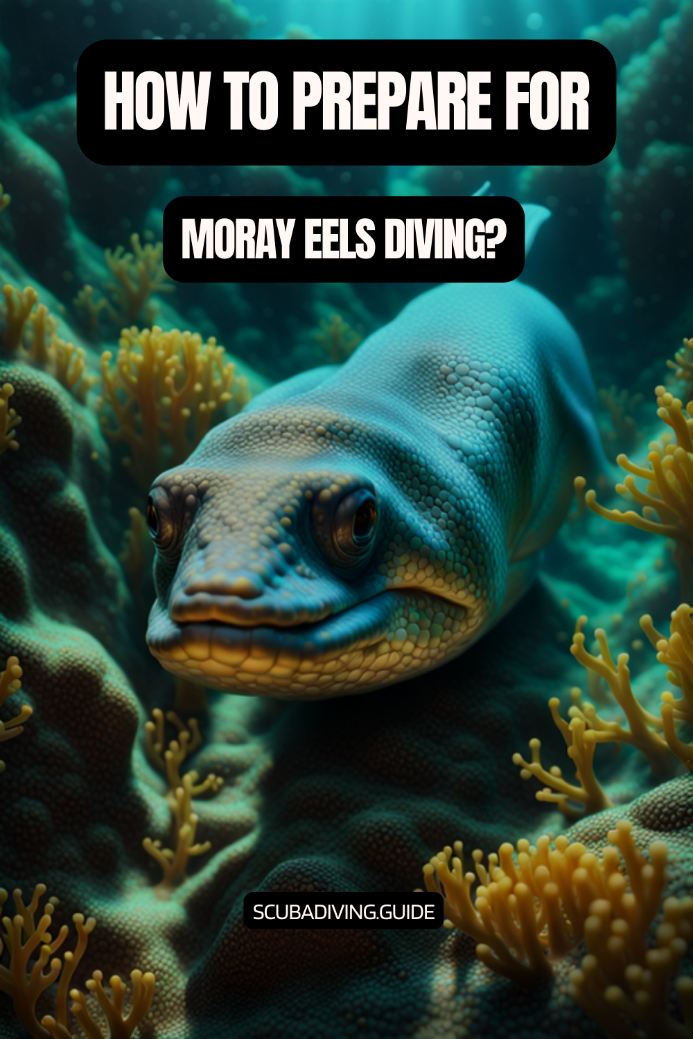 Preparing for a Moray Eels Dive