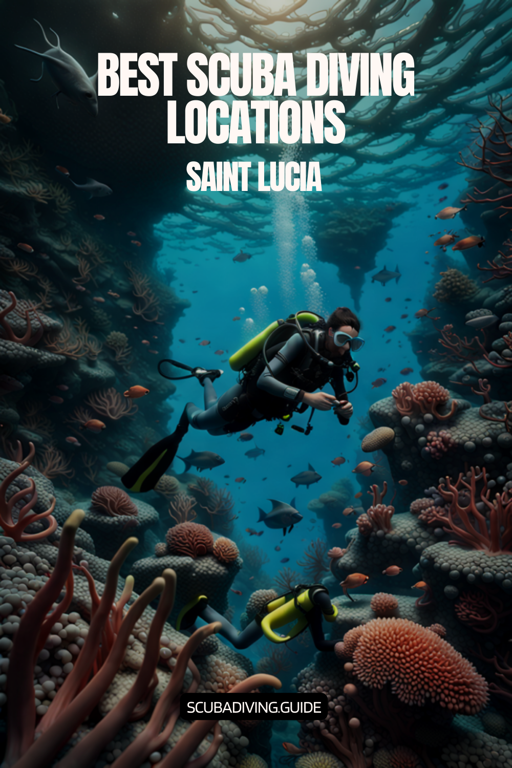 Scuba Diving Locations in Saint Lucia
