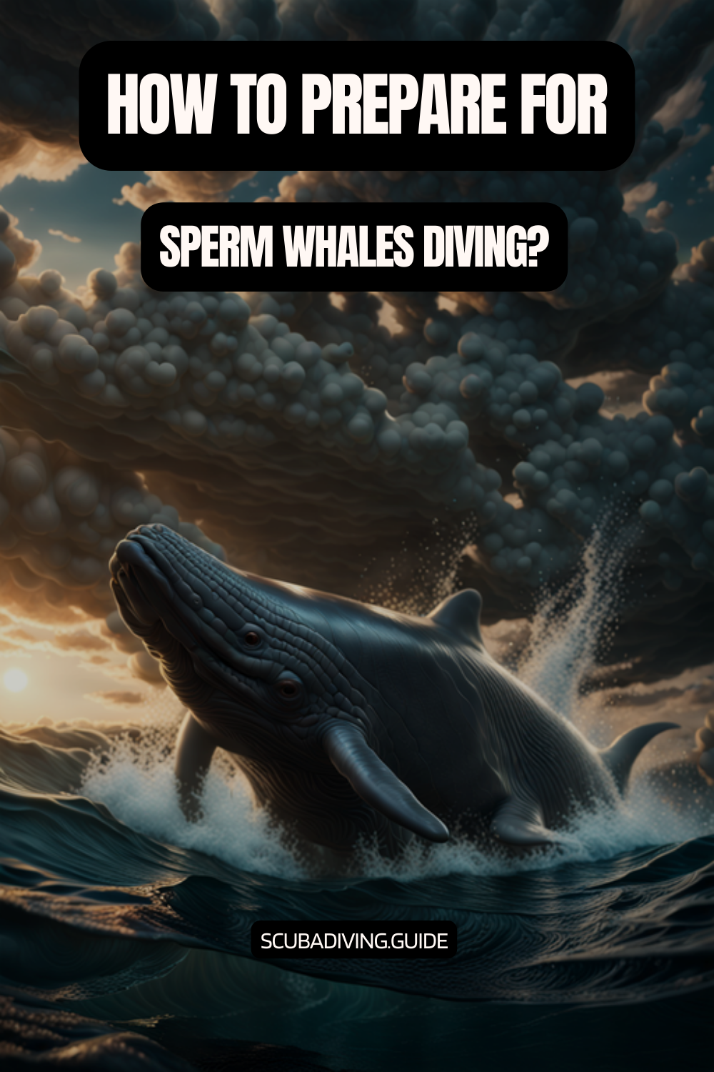 Preparing for a Sperm Whales Dive