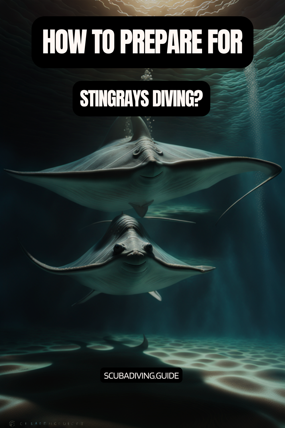 Preparing for a Stingrays Dive