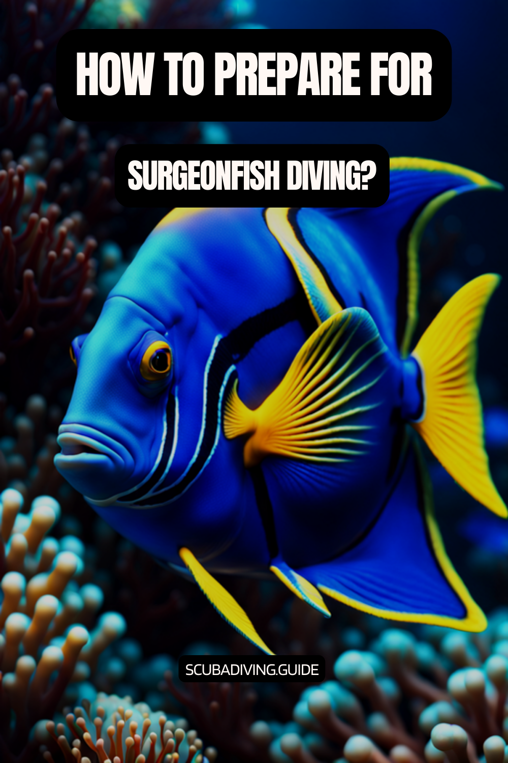 Preparing for a Surgeonfish Dive