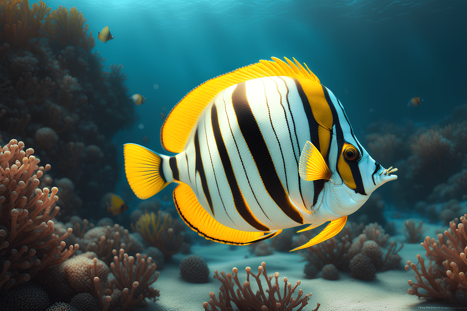 Diving with Butterflyfish