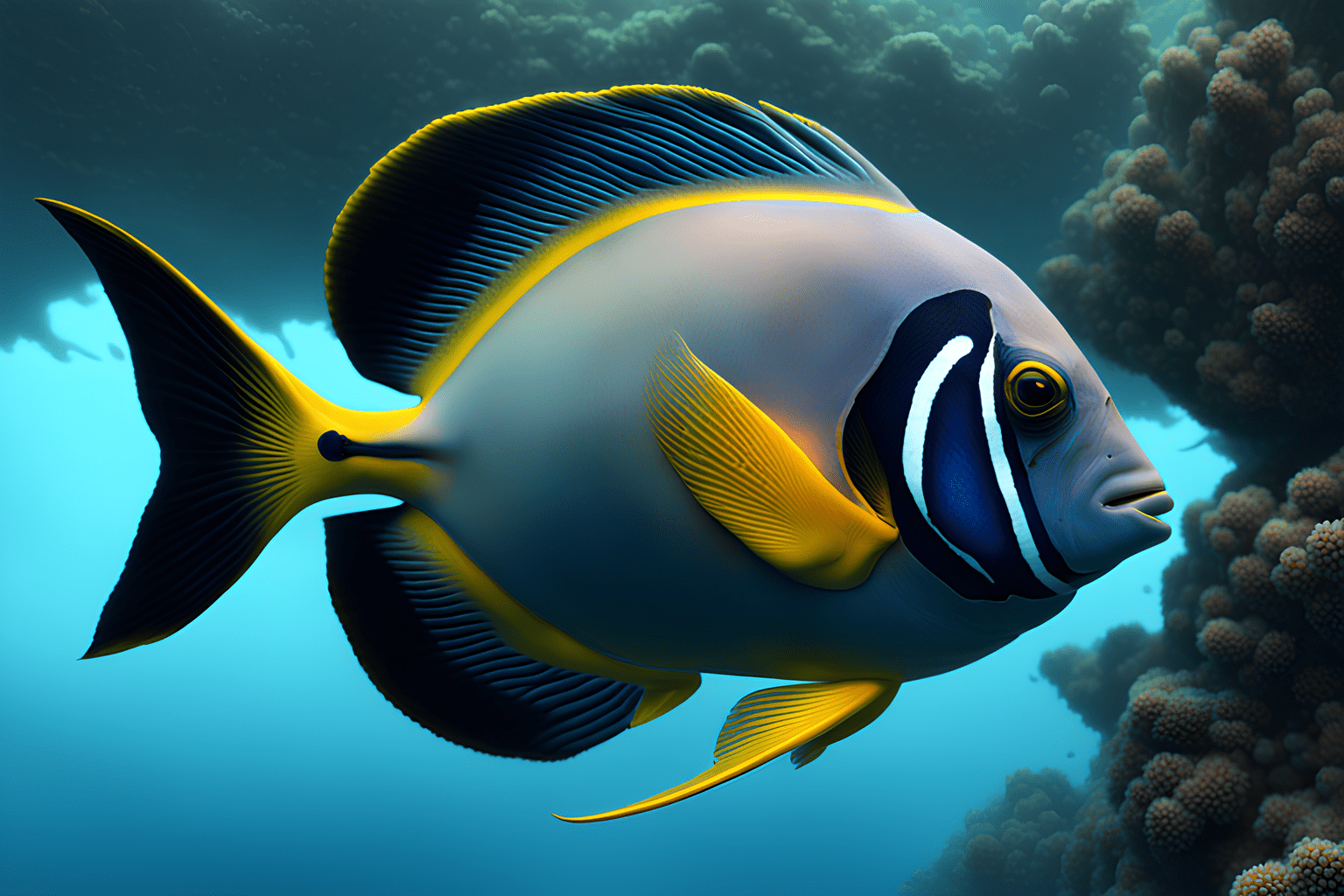 Diving with Surgeonfish