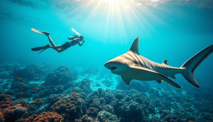 Diving with Tiger Sharks